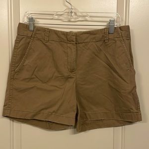J.Crew Women’s Chino Khaki Shorts Size 8